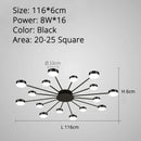GobekUsa LED Chandelier Lights: Modern, Creative Home Indoor Lighting Fixtures for Living Room, Bedroom, Kitchen