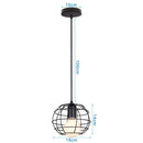 GobekUsa Industrial LED Pendant Ceiling Light for Home Living Room Kitchen Decor