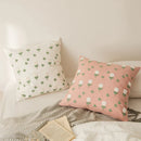 GobekUsa Embroidered Daisy Dandelion Cushion Cover 45x45cm for Sofa Bed Chair Living Room