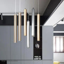 GobekUsa Aluminum Tube Pendant Light for Dining Room and Kitchen Home Decor