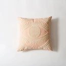 GobekUsa Embroidered Cotton Pillow Cover 45x45cm, Navy Pink Decorative Throw Pillow