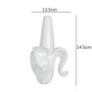 GobekUsa Abstract Character White Ceramics Vase Home Decor Handcrafted Modern Flower Arrangement