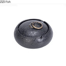 GobekUsa Glazed Porcelain Ashtray: Stylish Desk Decoration & Gift for Boyfriend