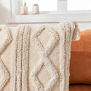 GobekUsa Bohemian Tassel Cushion Covers 45x45/30x50cm for Living Room Decor