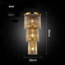 GobekUsa Crystal LED Wall Sconce Light for Bedroom and Corridor