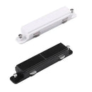 GobekUsa 1m Black White Aluminum 2-Wire Connector Track Rail Spotlight Fitting