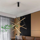 GobekUsa LED Stair Chandelier: Modern, Simple, Villa Hall, Hotel Decor, Indoor Lighting