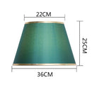 GobekUsa Golden Edge Large Cloth Lampshade Cover for Bedroom Bedside Floor Lamp