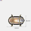 GobekUsa Industrial Outdoor Wall Lamp Waterproof LED Wall Light for Porch Garden Balcony