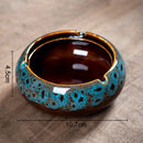 GobekUsa Glazed Porcelain Ashtray: Stylish Desk Decoration & Gift for Boyfriend