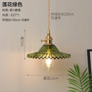 GobekUsa Glass Copper Pendant Light: Modern Nordic Style Hanging Lamp for Kitchen, Dining, and Living Room