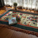 GobekUsa Boho Jacquard Knitted Double-Sided Throw Blanket