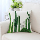 GobekUsa Cactus Hand Painting Decorative Pillowcase for Sofa, Chair Cushion Home Decor