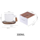GobekUsa Japanese Style Ceramic Tea Pot Set with Wooden Handle | Heat-Resistant Borosilicate Glass