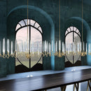 GobekUsa Crystal LED Chandelier: Nordic Luxury Tree Branch Design for Wedding Decor Villas & LOFTs