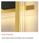 GobekUsa LED Aluminum Wall Light for Bedroom Living Room Home Decor