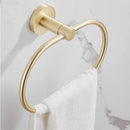 GobekUsa Brushed Gold Bathroom Hardware Set for Bath Accessories and Organization.