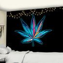 GobekUsa 3D Printed Maple Leaf Wall Hanging Tapestry for Boho Home Decor