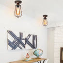 GobekUsa Adjustable Industrial Wall Light Rustic Wire Metal Cage Sconce