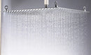 GobekUsa 20 Inch Luxury Chrome Square Shower Head Stainless Steel Ultrathin Rainfall Head