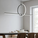 GobekUsa Geometric LED Pendant Light - Modern Minimalist Hanging Lamp for Home Decor