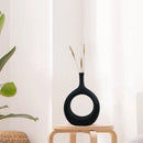 GobekUsa Ceramic Vase Nordic Style Pampas Grass Home Decor Office Ornament