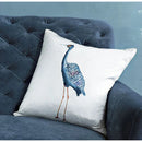 GobekUsa Bird Of Paradise Silk Throw Pillow Cover for Home & Hotel Décor