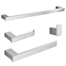 GobekUsa 6-Piece Brushed Nickel Bathroom Accessories Set