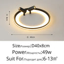 GobekUsa LED Chandelier: Modern Indoor Lighting Fixture for Bedroom, Living Room, Kitchen & Showroom