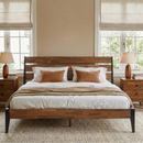 Emery Solid Wood Bed Frame by Megsu