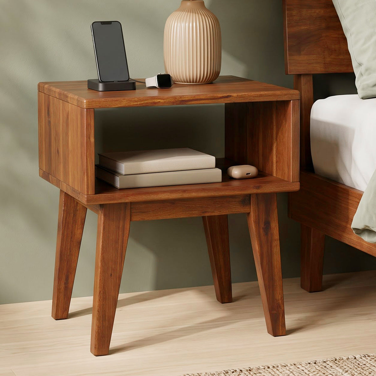 Serena Solid Wood Nightstand, photo 12 of 40