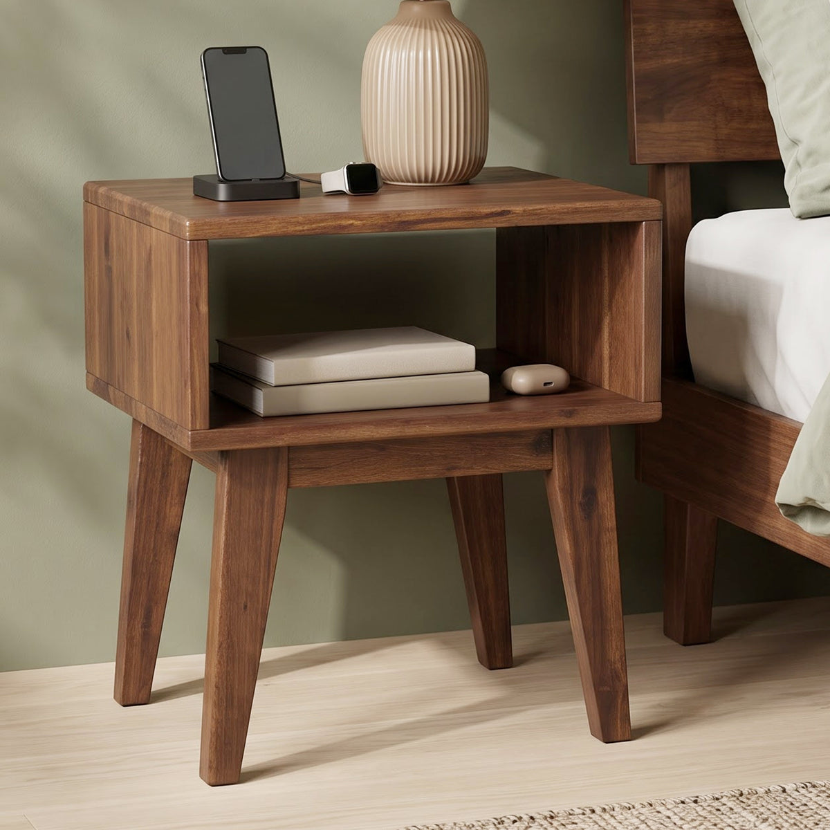 Serena Solid Wood Nightstand, photo 2 of 40