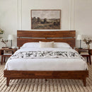Aurora Solid Wood Bed Frame by Megsu