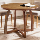 Alma 36 Inches Round Dining Table for 4, Mid-Century Modern Kitchen & Dining Room Tables by Megsu