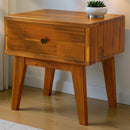 Sofia Solid Wood Nightstand by Megsu