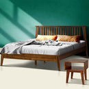 [Buy 1 Get 1] Kaylin Solid Wood Bed Frame & Nightstand