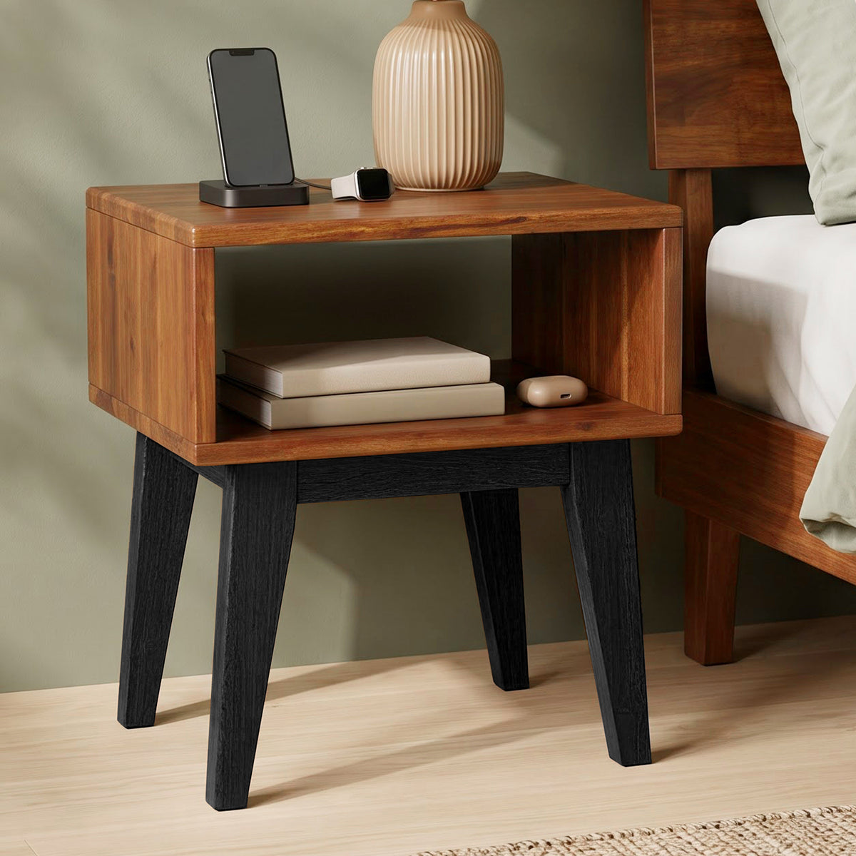 Serena Solid Wood Nightstand, photo 32 of 40