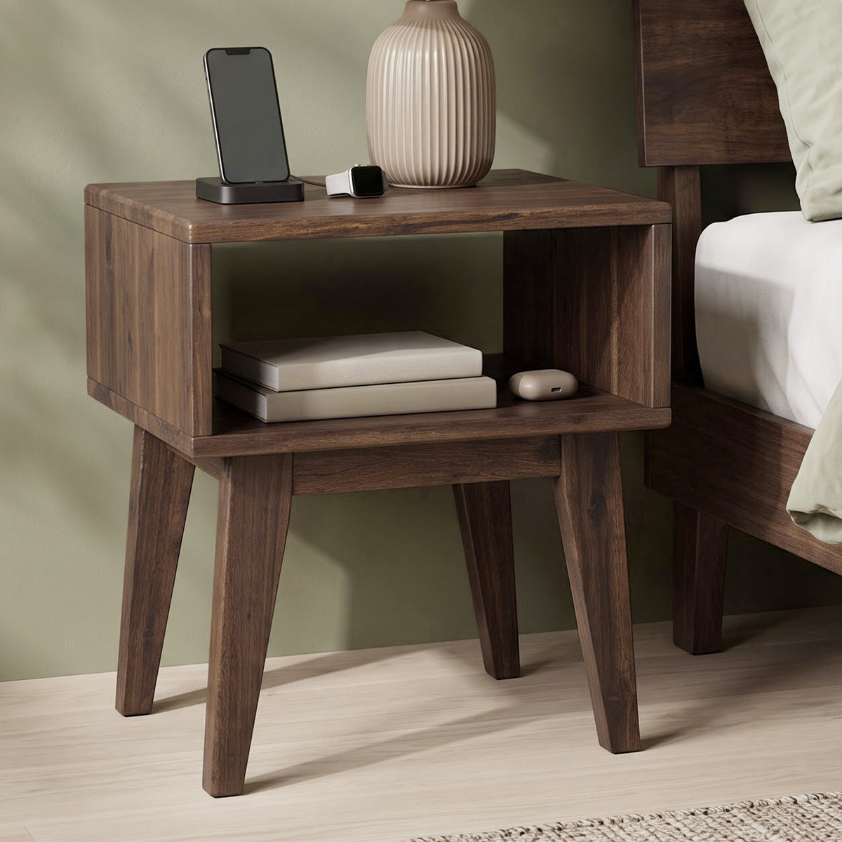 Serena Solid Wood Nightstand, photo 22 of 40