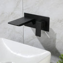 GobekUsa Blanoir Solid Brass In-Wall Black and Brushed Gold Basin Faucet Mixer Tap