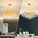 GobekUsa Crystal LED Ceiling Chandelier for Modern Luxury Decor