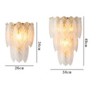 GobekUsa Crystal Feather Wall Lamp: Modern Luxury for Bedroom, Living Room & Restaurant