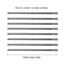 GobekUsa 100cm Black White Track for Track Lights Aluminum Rail Part