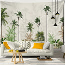 GobekUsa Banana Tree Mist Tapestry Wall Hanging Boho Hippie Polyester Home Decor