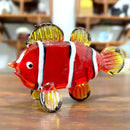 GobekUsa Crystal Glass Tropical Fish Figurines | Hand Blown Modern Home Decor