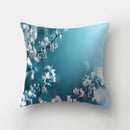 GobekUsa Butterfly Flower Pillow Case: Colorful Animal Landscape Sofa Cushion Cover