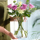GobekUsa Gold Glass Vase Hydroponic Plant Flowers Living Room Dining Table Decor