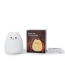 GobekUsa Cat Silicone LED Night Light Touch Sensor 2 Modes Children Bedroom Lamp