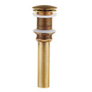 GobekUsa Bronze Basin Faucet: Hot & Cold Deck Mounted Bathroom Sink Mixer Tap
