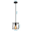 GobekUsa Industrial LED Pendant Ceiling Light for Home Living Room Kitchen Decor