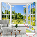 GobekUsa 3D Landscape Window Wall Tapestry Nordic Style Home Decoration Painting